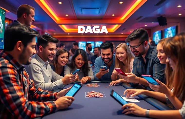 Players enjoying an immersive betting experience on dagawin.live with live chicken fights and casino games.