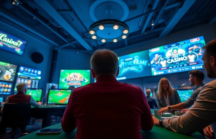 Engaging online betting scene showcasing diverse games at vin777.gb.net, emphasizing excitement and security.